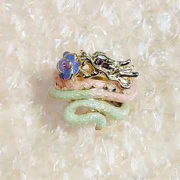 ANA SUI 드래곤 모티브 반지