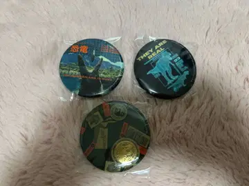 USJ 유니버셜 쥬라기 월드 캔 배지 컬렉션 3개 세트