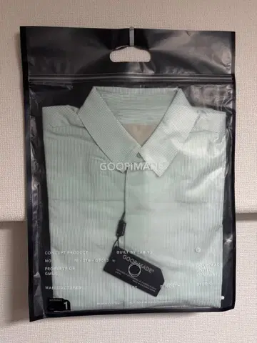 GOOPiMADE 핀 스트라이프 셔츠