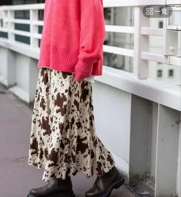 니코앤드 모듬 프린트 패널 스커트