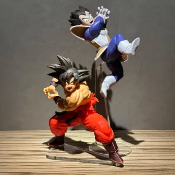 아크릴 받침대만 MATCH MAKERS 손오공 VS 베지터 받침대 세트