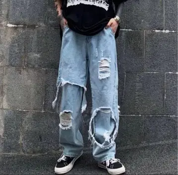 하이랜더 데미지 데님 S 사이즈