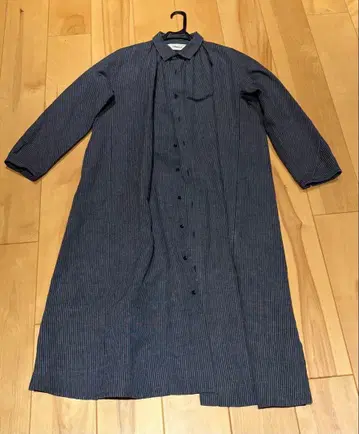 Giemon 스트라이프 패턴 롱 원피스