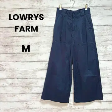 [ LOWRYS FARM ] 로리즈팜 와이드 팬츠 ( M ) 네이비