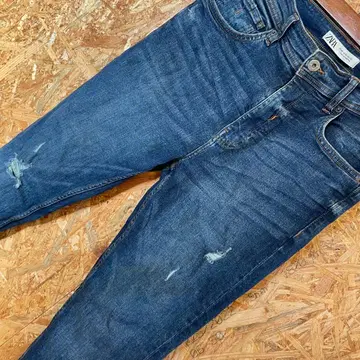 AE9317 ZARA 데님 팬츠 인디고 여성용 31 네이비