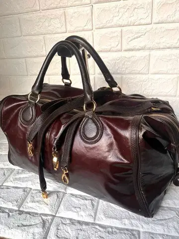 WAKO 긴자 와코 보스턴 백 대용량 금장 장식 황실 납품 3way