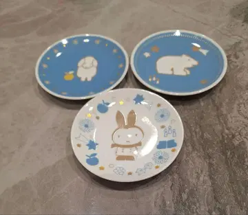 미피 Flower Miffy 미니 플레이트 세트