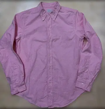 미사용 FAR EAST MANUFACTURING 핑크 긴팔 셔츠 리졸트