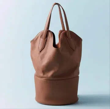 J&M DAVIDSON 레이 버킷백 스몰 가죽 브라운