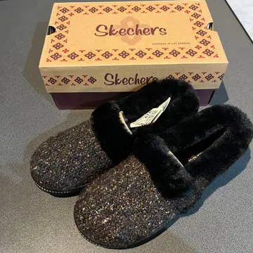 [ 새상품 사이즈 23.0cm ] 스케쳐스 퍼 슬립온 블랙 미사용