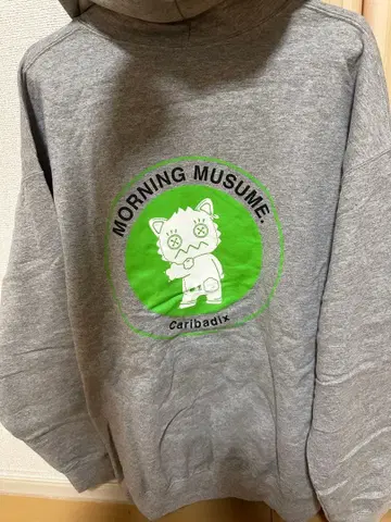 모닝구 무스메. feat. 카리바딕스 이쿠타 에리나 후드티 그레이 스핀스