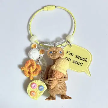 자라자라 키링 자라자라 가챠가챠 영화 꽃 옐로우 컬러