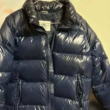 피레넥스 다운 자켓 미 S 샤이니 네이비