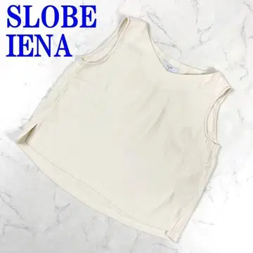 SLOBEIENA 슬로브 이에나 슬리브리스 티셔츠 베이지 38 C664