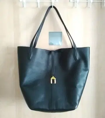 YAMADAYA aga 블랙 가죽 토트백