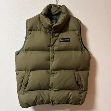 하자품 MACKDADDY 맥다디 다운 베스트 L 카키 새상품급