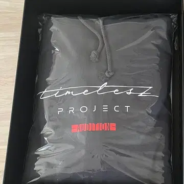 timelesz project 타입 로고 후드티 박스 포함