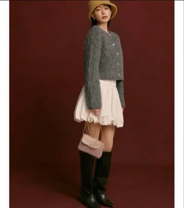 스나이델 벌룬 미니 스커트 완판템