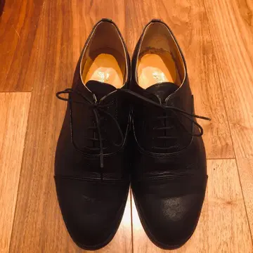 남성용 비즈니스 슈즈 천연 가죽 소가죽 26.5 4E 고베 형무소 제작