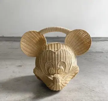 KIS Design:MICKEY MOUSE / Wicker bag