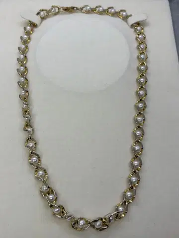 도서 펄 진주 925 각인 디자인 목걸이 (1121)