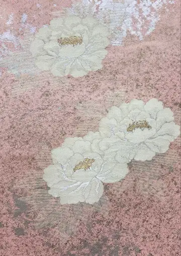 라이트 핑크 모란 후쿠로 오비