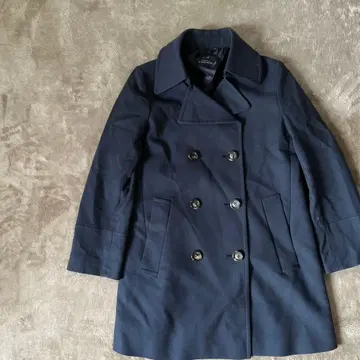 23구 MANTECO 더블 브레스트 코트 미들 코트 백 오픈 멋짐