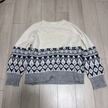 YARRA 야라 노르딕 페어아일 패턴 니트