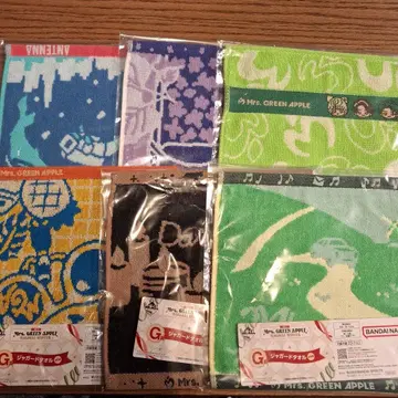 새상품 미세스 제일복권 자카드 타월 전 종류 컴플리트 6개