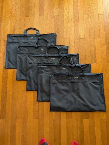 SHIPS NAVY 네이비 가먼트 백 5세트