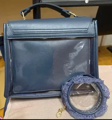 WEGO 새첼 이타 숄더 네이비 이타백