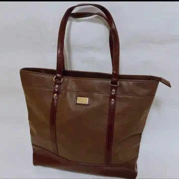 55) 비즈니스 토트백 남성용 여성용 A4 브라운