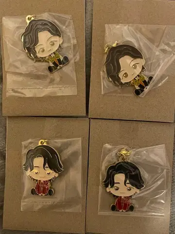 미세스 제일복권 메탈 참 4개 세트 로손 1번 복권 F상