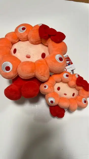 산리오 미야쿠미야쿠 최애 컬러  봉제 인형, 카라비너 2종