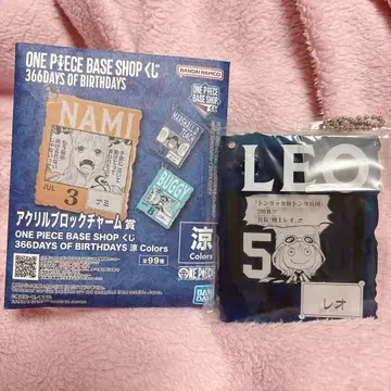 ONEPIECE BASE SHOP 복권 아크릴 블록 참 레오
