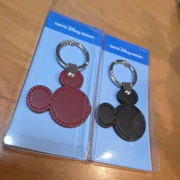 소가죽 도쿄 디즈니 리조트 미키마우스 키링
