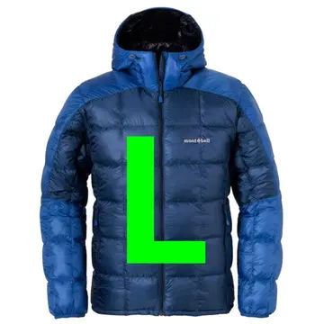 몽벨 스페리오 다운 후드티 EX800 L 사이즈 네이비 블루