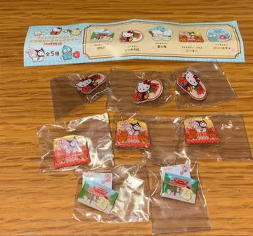 산리오 캐릭터 고토치 핀즈 컬렉션 오키나와 한정판 8개 세트