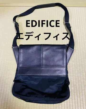 EDIFICE 에디피스 숄더백 메신저 백 블랙