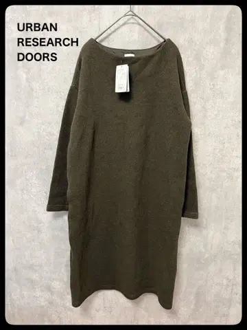 미사용 택 포함 URBAN RESEARCH DOORS 리브 컷 원피스