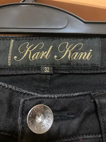 Karl Kani 스키니 데님 32 블랙