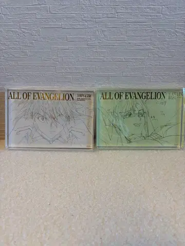 30주년 기념전 ALL OF EVANGELION 아크릴 블록 아스카&마리
