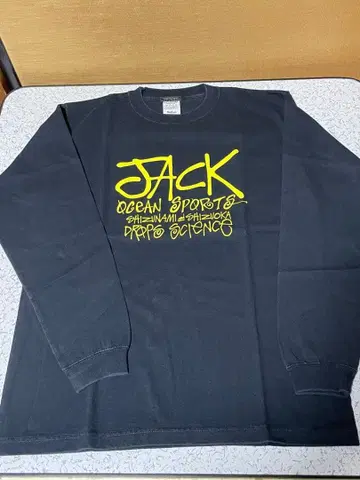 정파 서프샵 JACK의 블랙 긴팔 티셔츠 M 사이즈