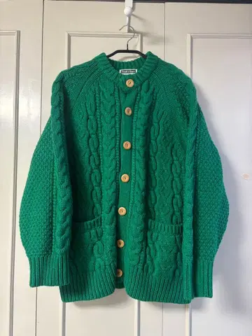 프릭스스토어 케이블 아란 니트 가디건