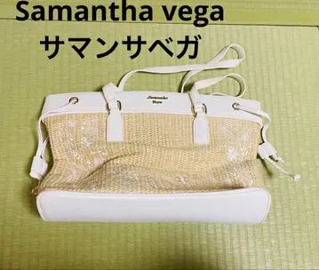 Samantha vega 사만사베가 토트백 스트로우백 브라운