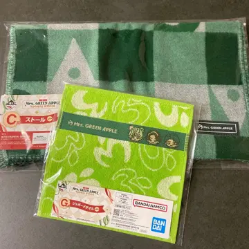 Mrs. GREEN APPLE 제일복권 C상 스톨, G상 자카드 타월