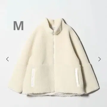 25FW 유나이티드 애로우즈 보아 스탠드 칼라 지퍼 블루종