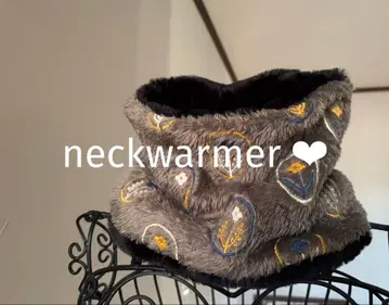꽃 자수 멋진 넥워머
