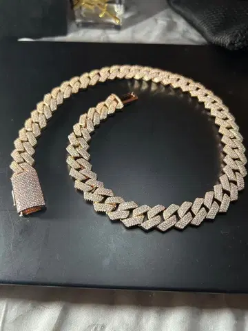 마이애미 목걸이 14밀리 로즈 골드