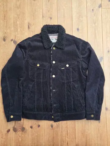 리 스톰 라이더 블랙 코듀로이 자켓